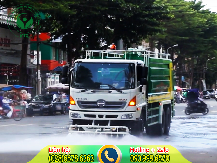 Những l&yacute; do n&ecirc;n lựa chọn dịch vụ cho thu&ecirc; xe tưới nước rửa đường tại M&ocirc;i Trường Xanh