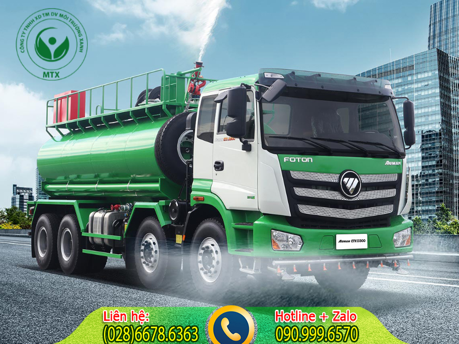 Xe tưới nước rửa đường c&oacute; rất nhiều chức năng