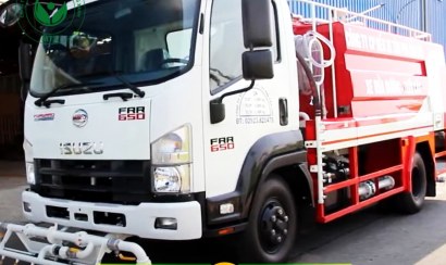 Cho thuê xe bồn chở nước bể bơi uy tín - LH 0909.996.570