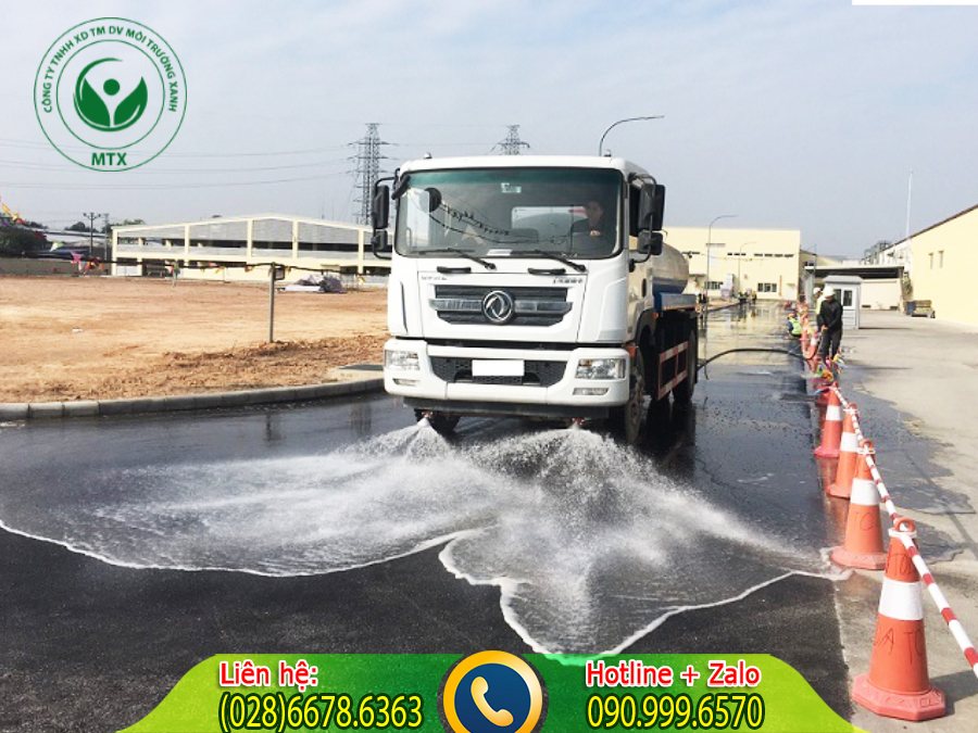 Cho thuê xe bồn chở nước tưới cây với quy trình chuyên nghiệp