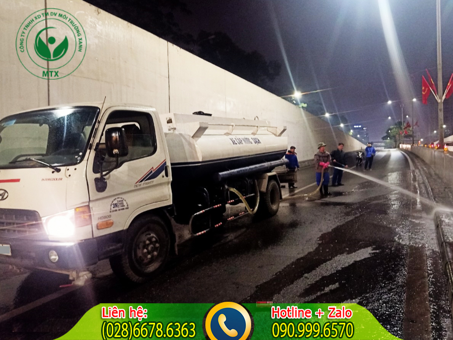 Đơn vị cho thuê xe bồn chở nước bể bơi với quy trình minh bạch