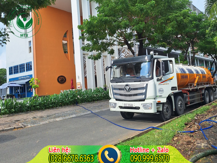Dịch vụ cho thuê xe hút chất thải nhanh chóng