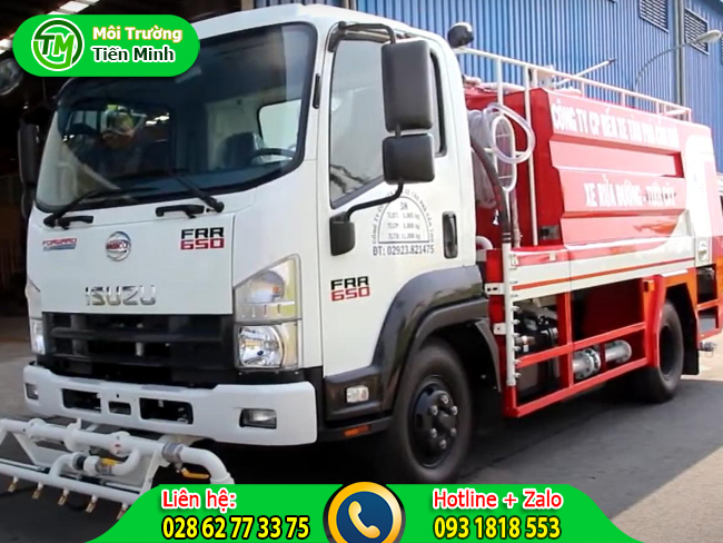 Cho thuê xe bồn chở nước bể bơi