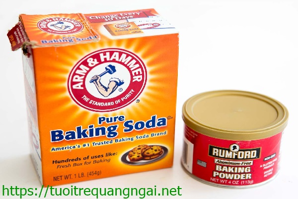 cách làm sạch vòi sen bằng baking soda