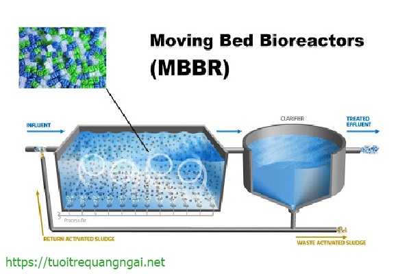công nghệ MBBR dùng để xử lý nước thải
