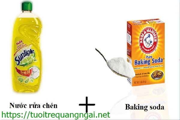 chanh v&agrave; baking d&ugrave;ng để l&agrave;m sạch vệt ố tr&ecirc;n đồ inox