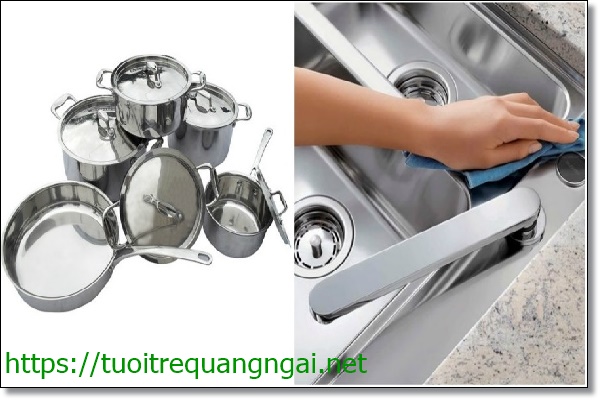 c&aacute;ch l&agrave;m sạch vết ố tr&ecirc;n đồ inox